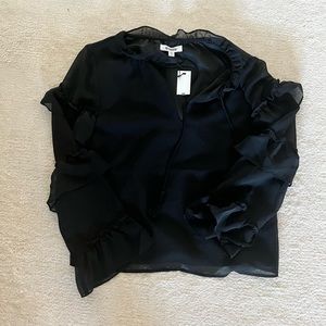 NWT BB dakota ruffle blouse